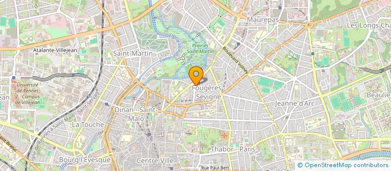 localisation de l'entreprise LES AMIS DES DOMINICAINS DE RENNES  RENNES