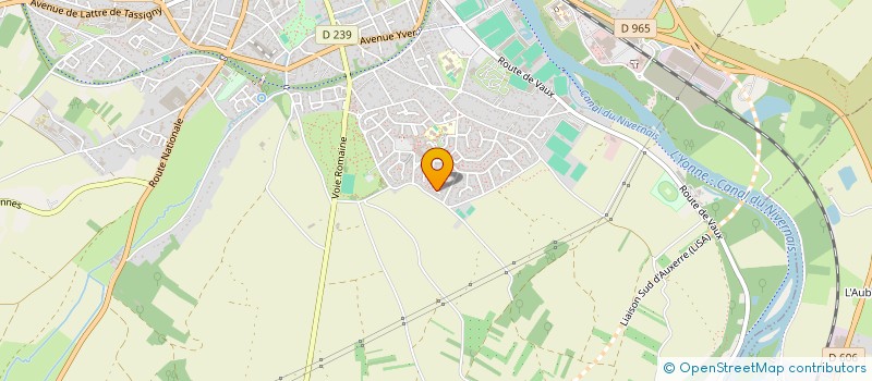 localisation de l'entreprise LES AMIS DES ECOLES DES PIEDALLOUES à AUXERRE