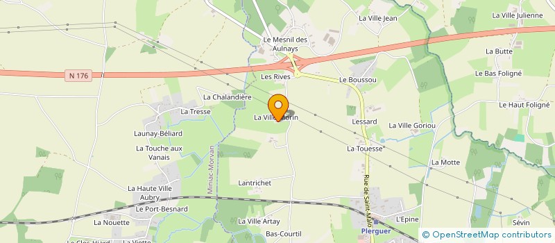 localisation de l'entreprise LES AMIS DES ECURIES DE LA VILLE MORIN  PLERGUER