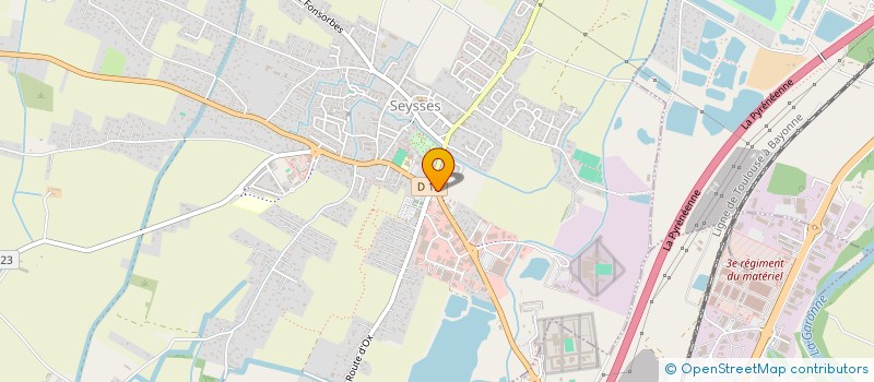 localisation de l'entreprise LES AMIS DES ECURIES DE MALAMORT  SAINT-CLAR-DE-RIVIERE