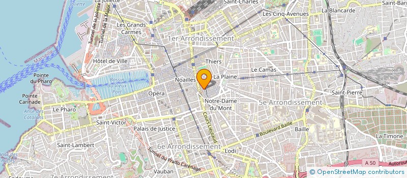localisation de l'entreprise LES AMIS DES EDITIONS PARENTHESES à MARSEILLE