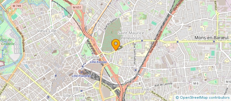 localisation de l'entreprise LES AMIS DES ENFANTS DE DON QUICHOTTE DE LILLE à LILLE