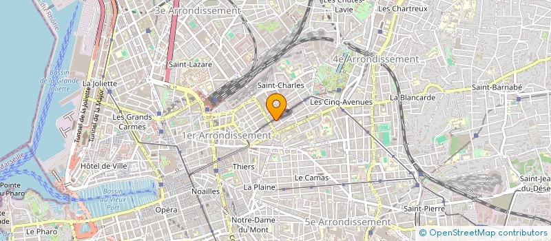 localisation de l'entreprise LES AMIS DES ENFANTS DE SYRIE  MARSEILLE