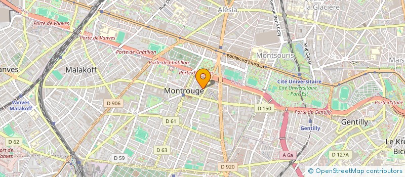 localisation de l'entreprise LES AMIS DES ENFANTS DU MONDE à MONTROUGE