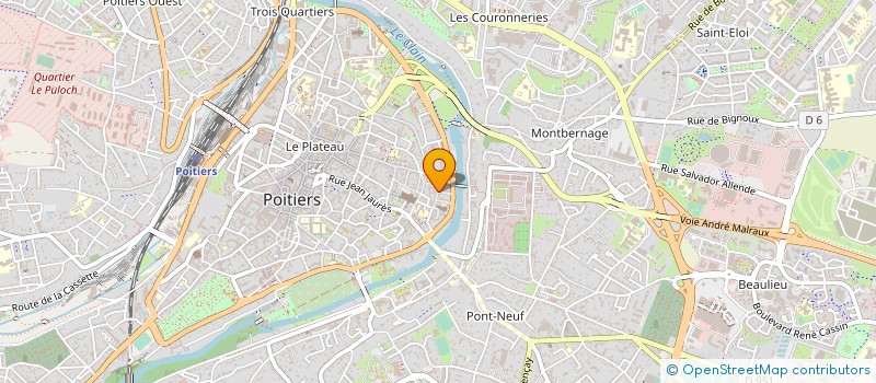 localisation de l'entreprise LES AMIS DES FEMMES DE LA LIBERATION ET LEURS SEMBLABLES à POITIERS