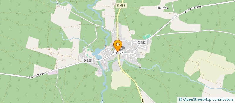 localisation de l'entreprise LES AMIS DES FORGES à BROCAS