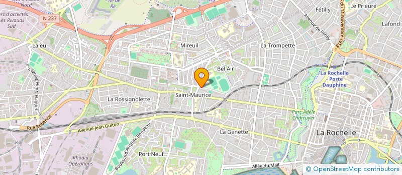 localisation de l'entreprise LES AMIS DES GRANDES VARENNES  LA ROCHELLE