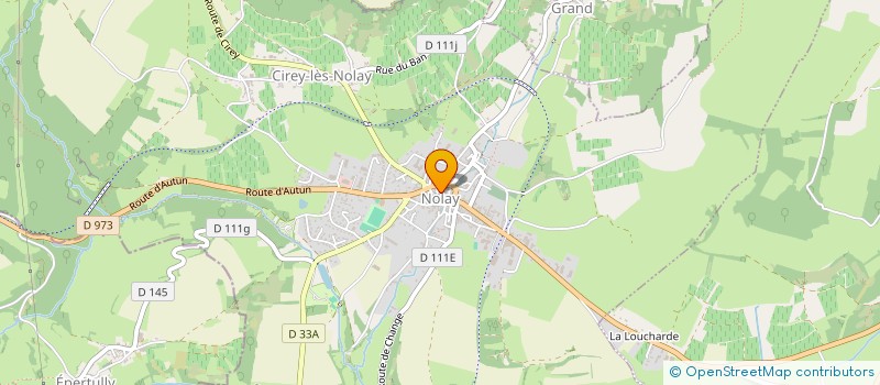 localisation de l'entreprise LES AMIS DES HALLES à NOLAY