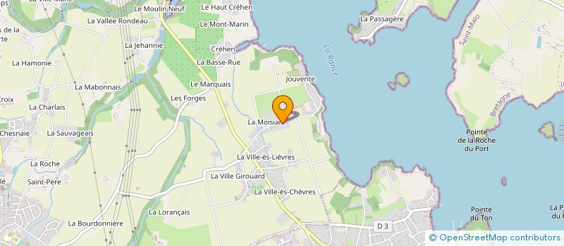 localisation de l'entreprise LES AMIS DES HAMEAUX DE JOUVENTE  PLEURTUIT