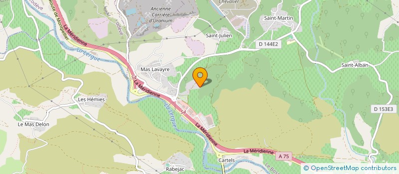 localisation de l'entreprise LES AMIS DES HOPITAUX DE LODEVE à LODEVE