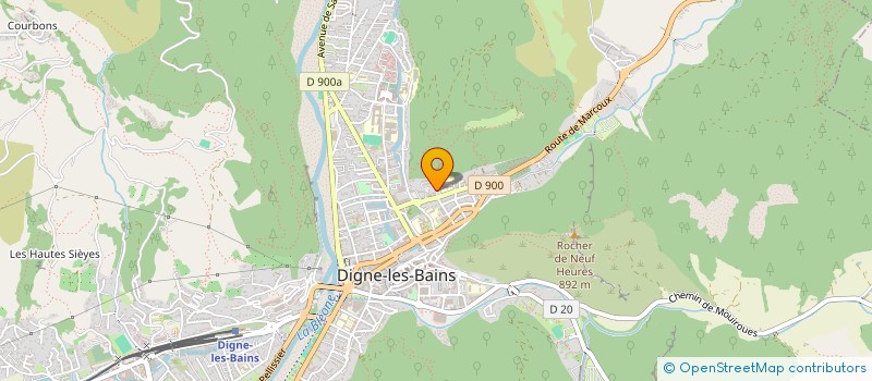 localisation de l'entreprise LES AMIS DES LANGUES ANCIENNES à DIGNE-LES-BAINS