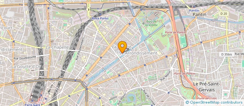 localisation de l'entreprise LES AMIS DES LILAS BLANCS  PARIS