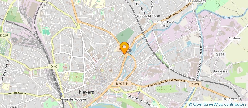 localisation de l'entreprise LES AMIS DES LIVRES ET DES ARTS à NEVERS