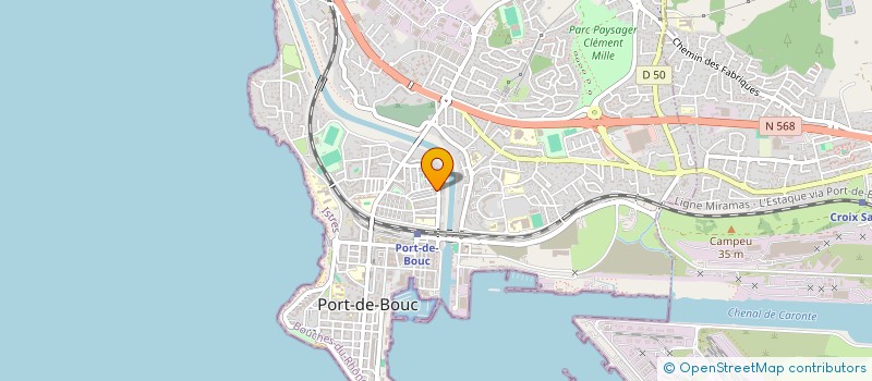 localisation de l'entreprise LES AMIS DES MARINS à PORT-DE-BOUC