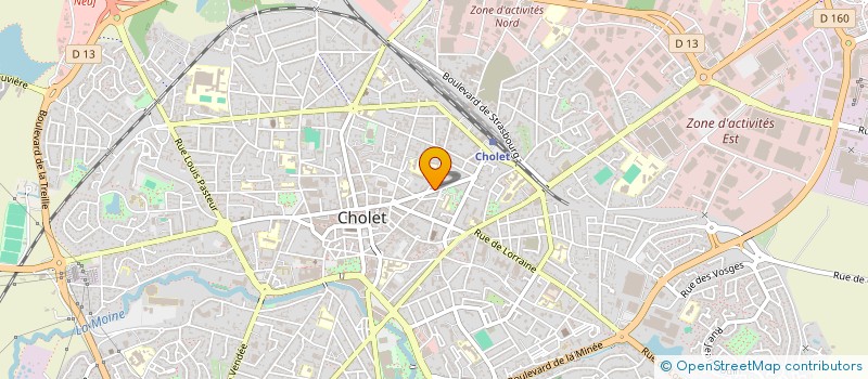localisation de l'entreprise LES AMIS DES MUSEES DE CHOLET à CHOLET