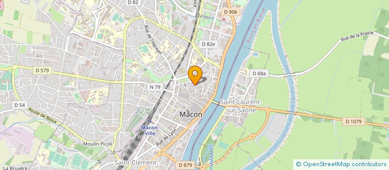 localisation de l'entreprise LES AMIS DES MUSEES DE MACON à MACON