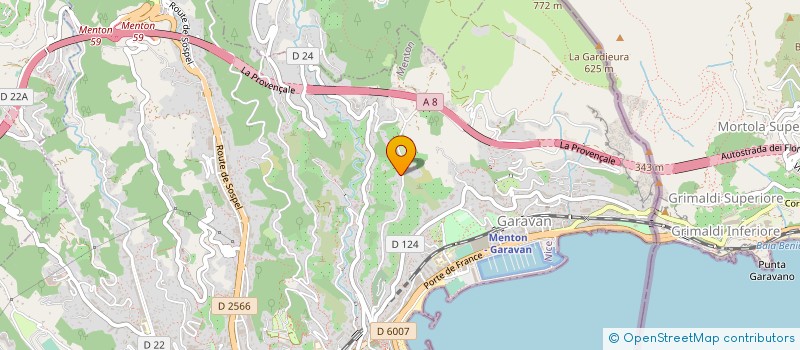 localisation de l'entreprise LES AMIS DES MUSEES, SOCIETE D'ANIMATION CULTURELLE  MENTON