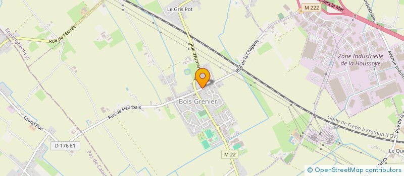 localisation de l'entreprise LES AMIS DES ORGUES  BOIS-GRENIER