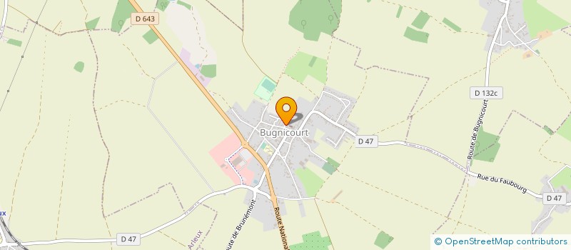 localisation de l'entreprise LES AMIS DES ORGUES D'ARLEUX  ARLEUX