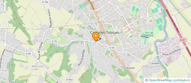 localisation de l'entreprise LES AMIS DES ORGUES DE CASTANETTOLOSAN à CASTANET TOLOSAN