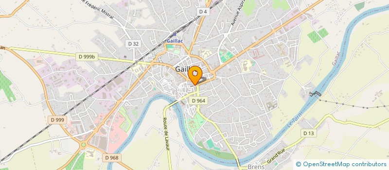 localisation de l'entreprise LES AMIS DES ORGUES DE GAILLAC  GAILLAC