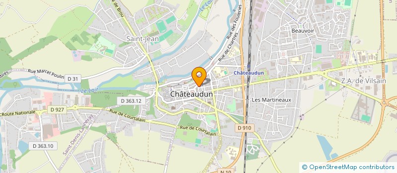 localisation de l'entreprise LES AMIS DES ORGUES DE L ' EGLISE SAINT-VALERIEN à CHATEAUDUN