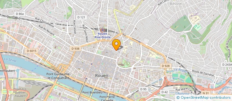 localisation de l'entreprise LES AMIS DES ORGUES DE SAINT GODARD  ROUEN