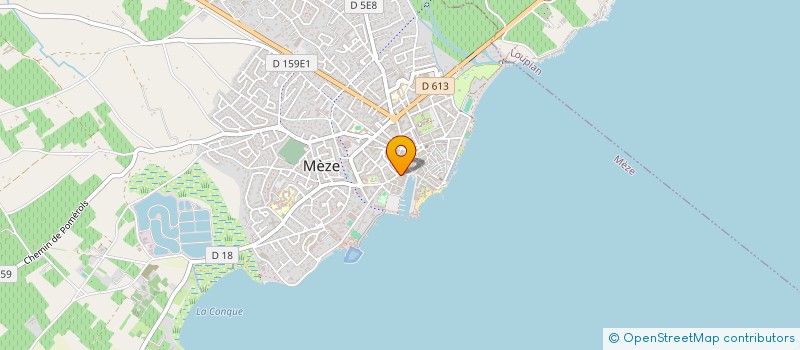 localisation de l'entreprise LES AMIS DES PENITENTS à MEZE