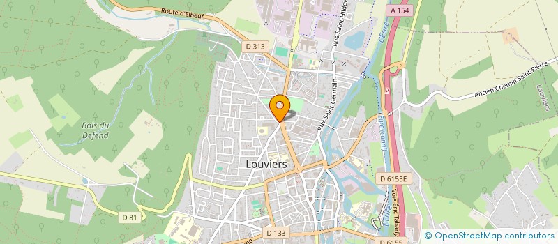 localisation de l'entreprise LES AMIS DES PETITS ECOLIERS D'ANATOLE FRANCE ET ROGER SALENGRO  LOUVIERS