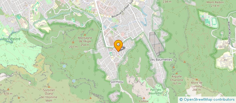 localisation de l'entreprise LES AMIS DES PETITS VIOLONS DES CALANQUES à MARSEILLE