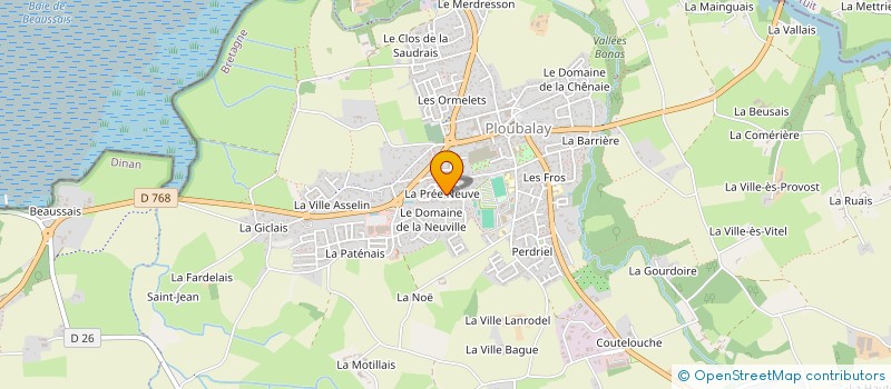 localisation de l'entreprise LES AMIS DES POLDERS  BEAUSSAIS-SUR-MER