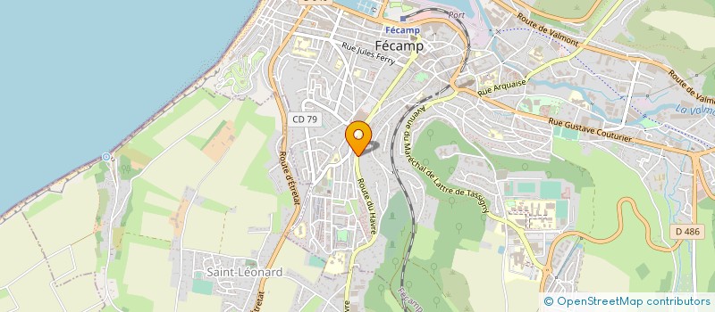 localisation de l'entreprise LES AMIS DES PONEYS DU VAL AUX VACHES  FECAMP