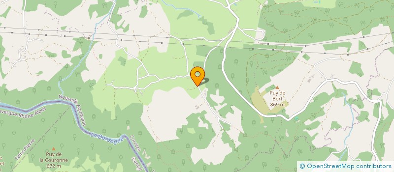 localisation de l'entreprise LES AMIS DES REFLETS D'AUTOMNE  SARROUX - SAINT JULIEN