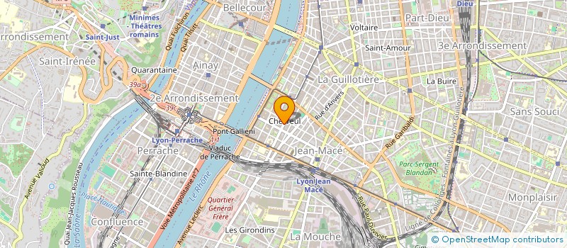 localisation de l'entreprise LES AMIS DES SAINTS à LYON