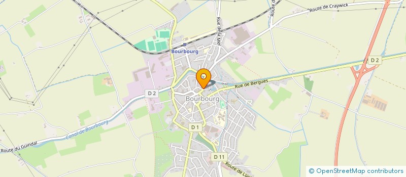 localisation de l'entreprise LES AMIS DES SOEURS CAPUCINES DE BOURBOURG  BOURBOURG