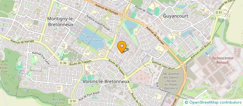 localisation de l'entreprise LES AMIS DES SOLISTES DE VERSAILLES à VOISINS-LE-BRETONNEUX