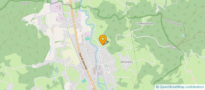 localisation de l'entreprise LES AMIS DES SPORTS à ANOULD