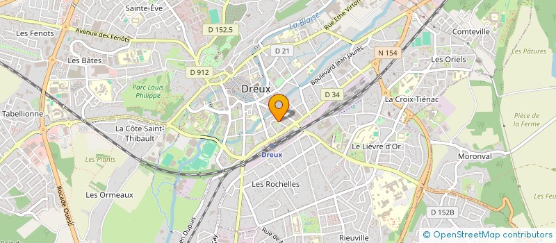 localisation de l'entreprise LES AMIS DES VETERANS DE COREE ET D'INDOCHINE à DREUX