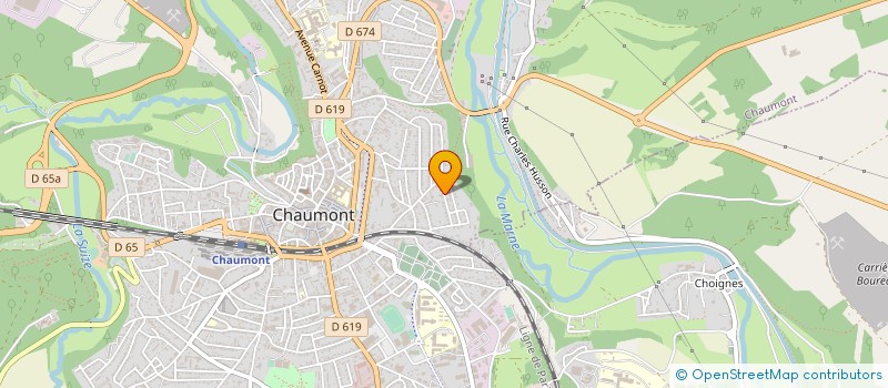 localisation de l'entreprise LES AMIS DES VIEUX JOURS à CHAUMONT