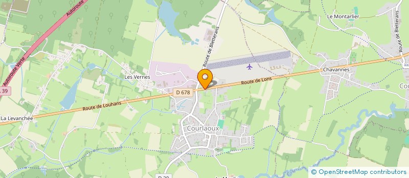 localisation de l'entreprise LES AMIS DES VOIES DU SEL  COURLAOUX