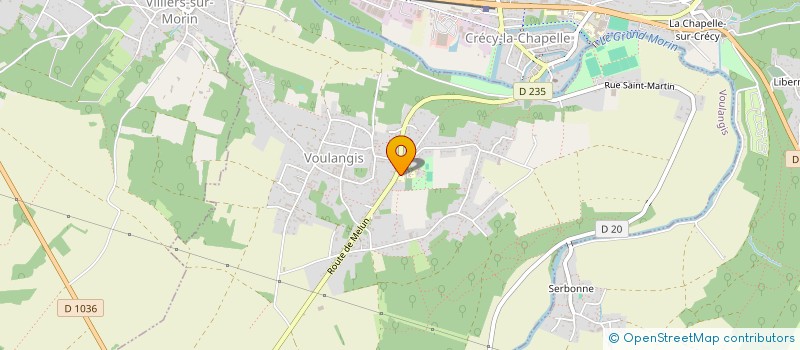 localisation de l'entreprise LES AMIS DU 104  VOULANGIS