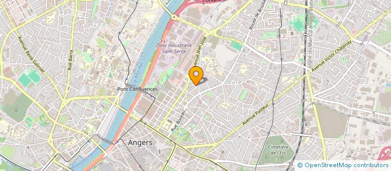 localisation de l'entreprise LES AMIS DU 11 RUE DU MAIL à ANGERS
