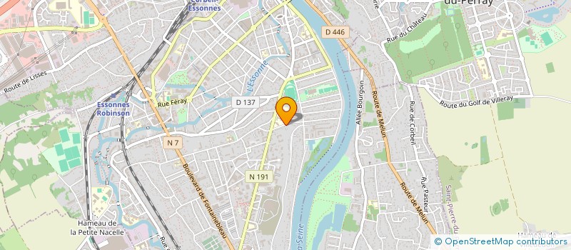localisation de l'entreprise LES AMIS DU BAL MUSETTE CORBEIL-ESSONNES à CORBEIL-ESSONNES