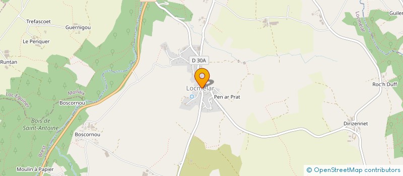 localisation de l'entreprise LES AMIS DU BISTROT  LOCMELAR