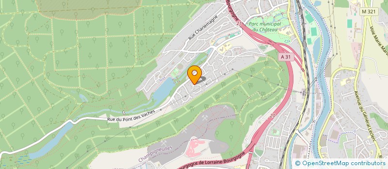 localisation de l'entreprise LES AMIS DU BLUES  CHAMPIGNEULLES