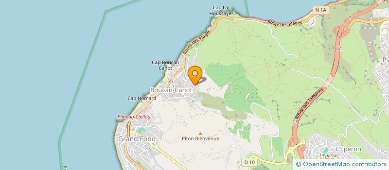 localisation de l'entreprise LES AMIS DU BLUES 974  SAINT-PAUL