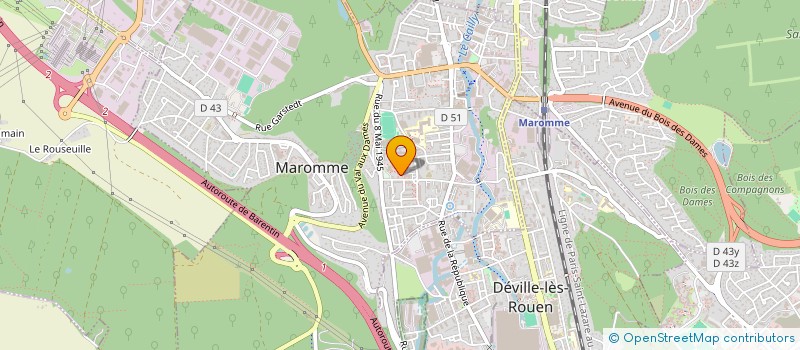 localisation de l'entreprise LES AMIS DU BOIS  MAROMME