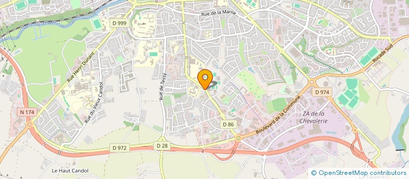 localisation de l'entreprise LES AMIS DU BOIS ARDENT  SAINT-LO