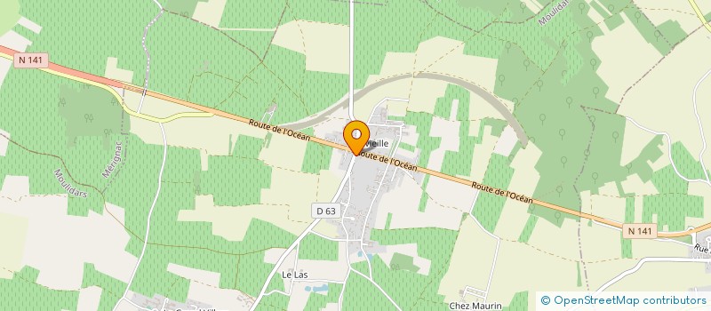 localisation de l'entreprise LES AMIS DU BOIS DE LA COUR à MOULIDARS