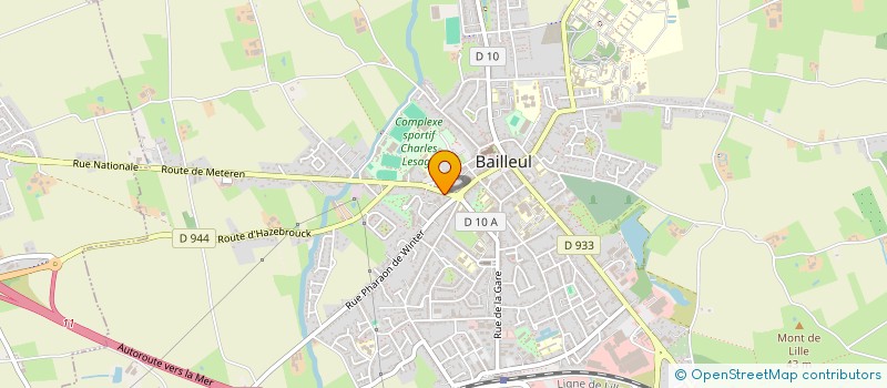 localisation de l'entreprise LES AMIS DU BON COIN à BAILLEUL